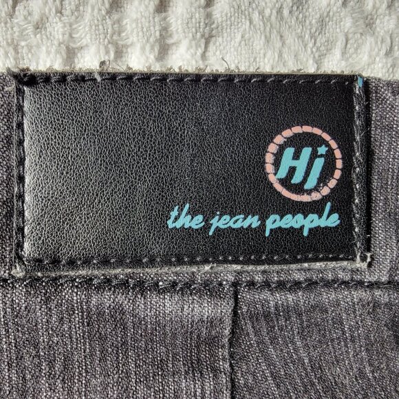 Neva jeans black washed‎ stretch wide leg loose fit size on tag 13 Style #YBS617 - Picture 3 of 15